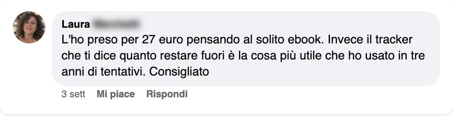 Il commento di Laura